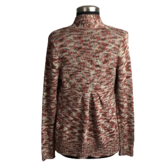 Skies Are Blue Darcey Spacedye Draped Cardigan Brown Multicolor Size Small - Picture 4 of 6